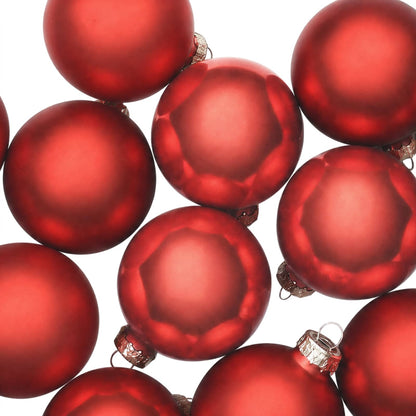 vidaXL Christmas Ball Set 30 pcs Red 6 cm Polystyrene