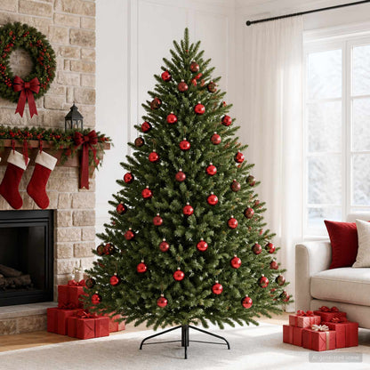 vidaXL Christmas Ball Set 30 pcs Red 6 cm Polystyrene