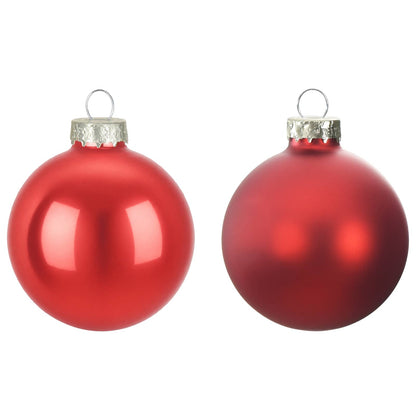 vidaXL Christmas Ball Set 30 pcs Red 6 cm Polystyrene