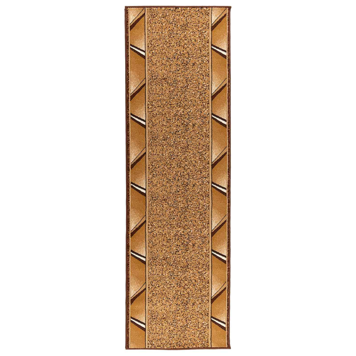vidaXL Runner Rug FLORNES Woven Beige PP 7 mm