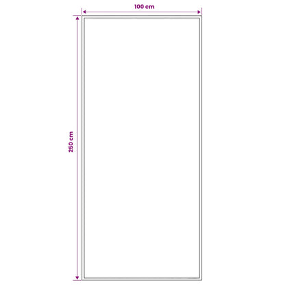vidaXL Runner Rug FLORNES Woven Taupe PP 7 mm
