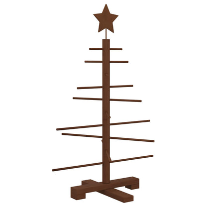 vidaXL Wooden Christmas Tree 75 cm Bamboo and Solid Pine Wood