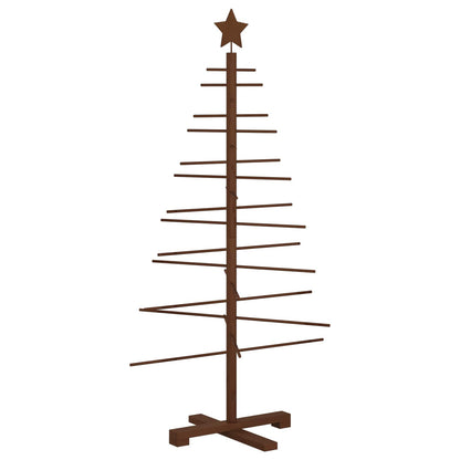 vidaXL Wooden Christmas Tree 125 cm Bamboo and Solid Pine Wood