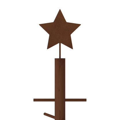 vidaXL Wooden Christmas Tree 180 cm Bamboo and Solid Pine Wood