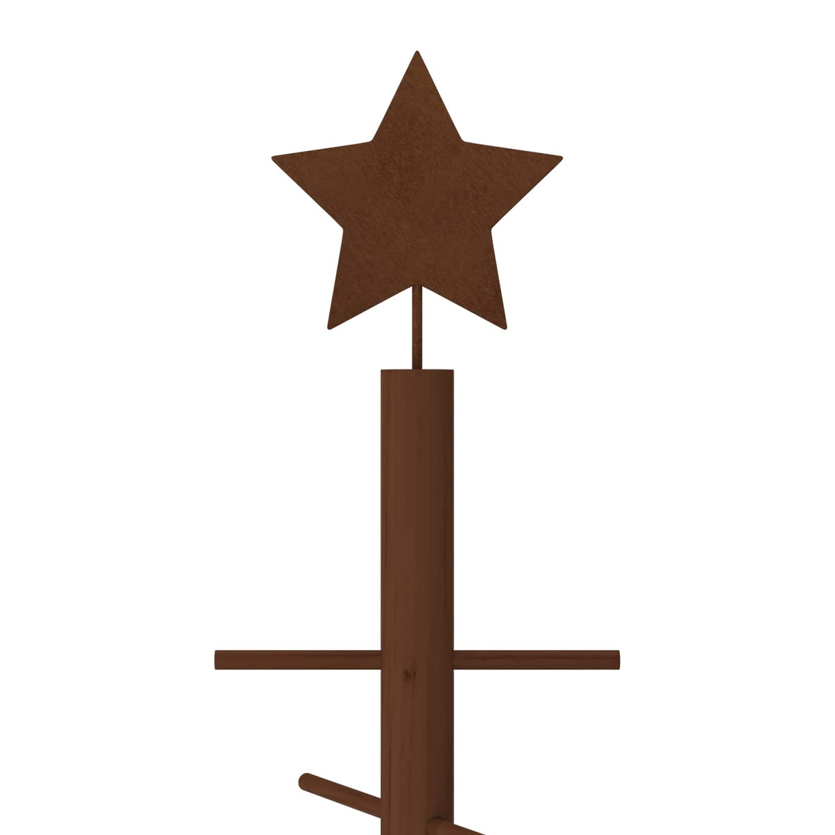 vidaXL Wooden Christmas Tree 210 cm Bamboo and Solid Pine Wood