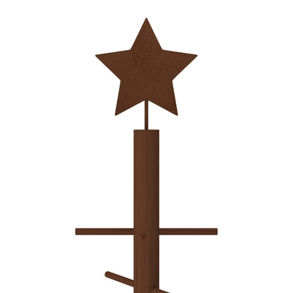 vidaXL Wooden Christmas Tree 210 cm Bamboo and Solid Pine Wood