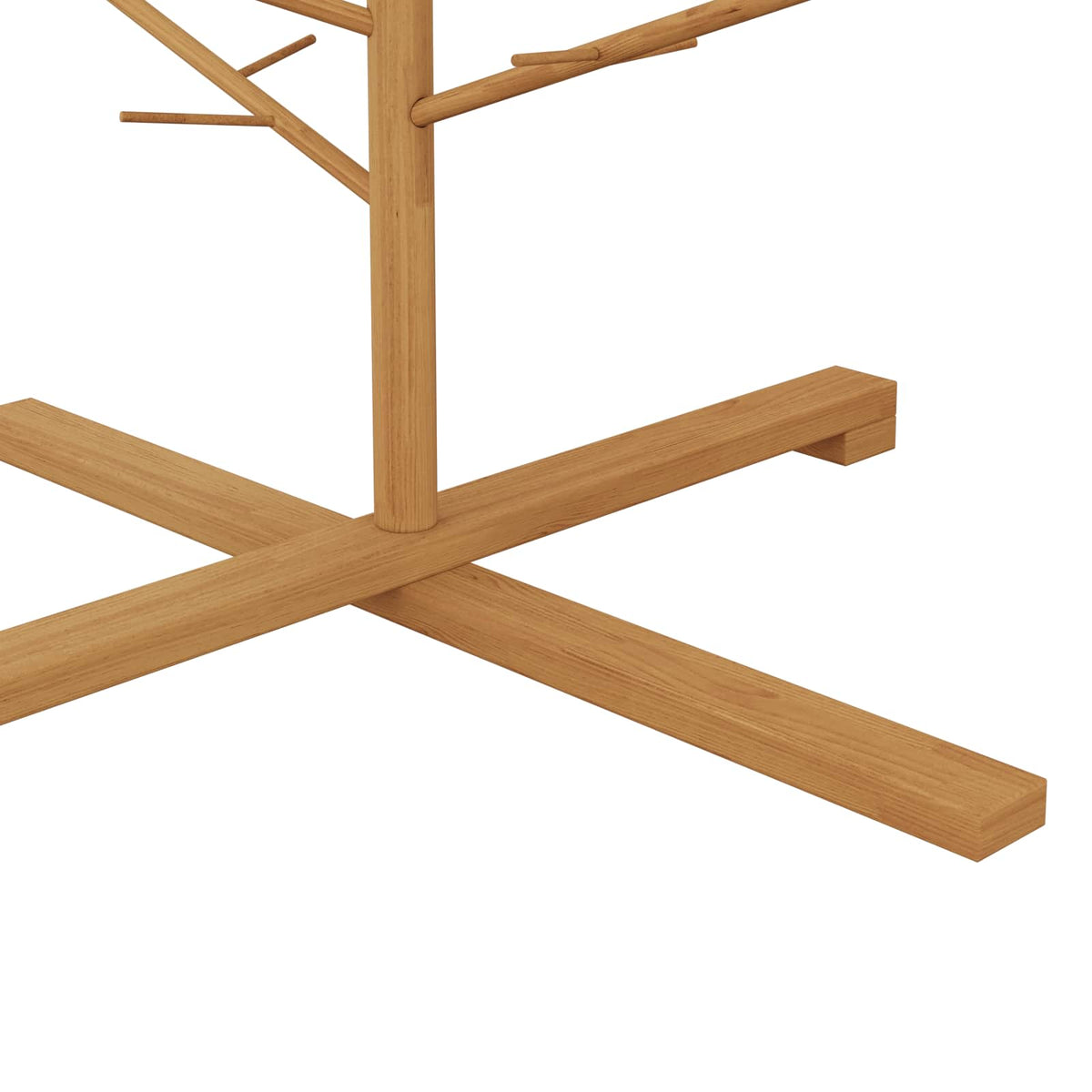 vidaXL Wooden Christmas Tree 240 cm Bamboo and Solid Pine Wood Brown