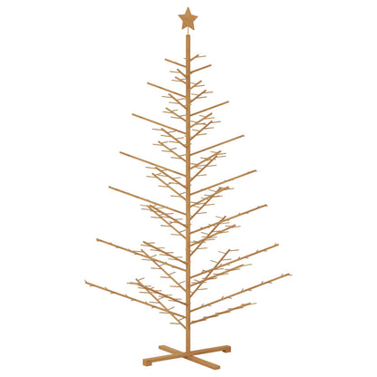 vidaXL Wooden Christmas Tree 240 cm Bamboo and Solid Pine Wood Brown