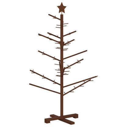 vidaXL Wooden Christmas Tree 125 cm Bamboo and Solid Pine Wood