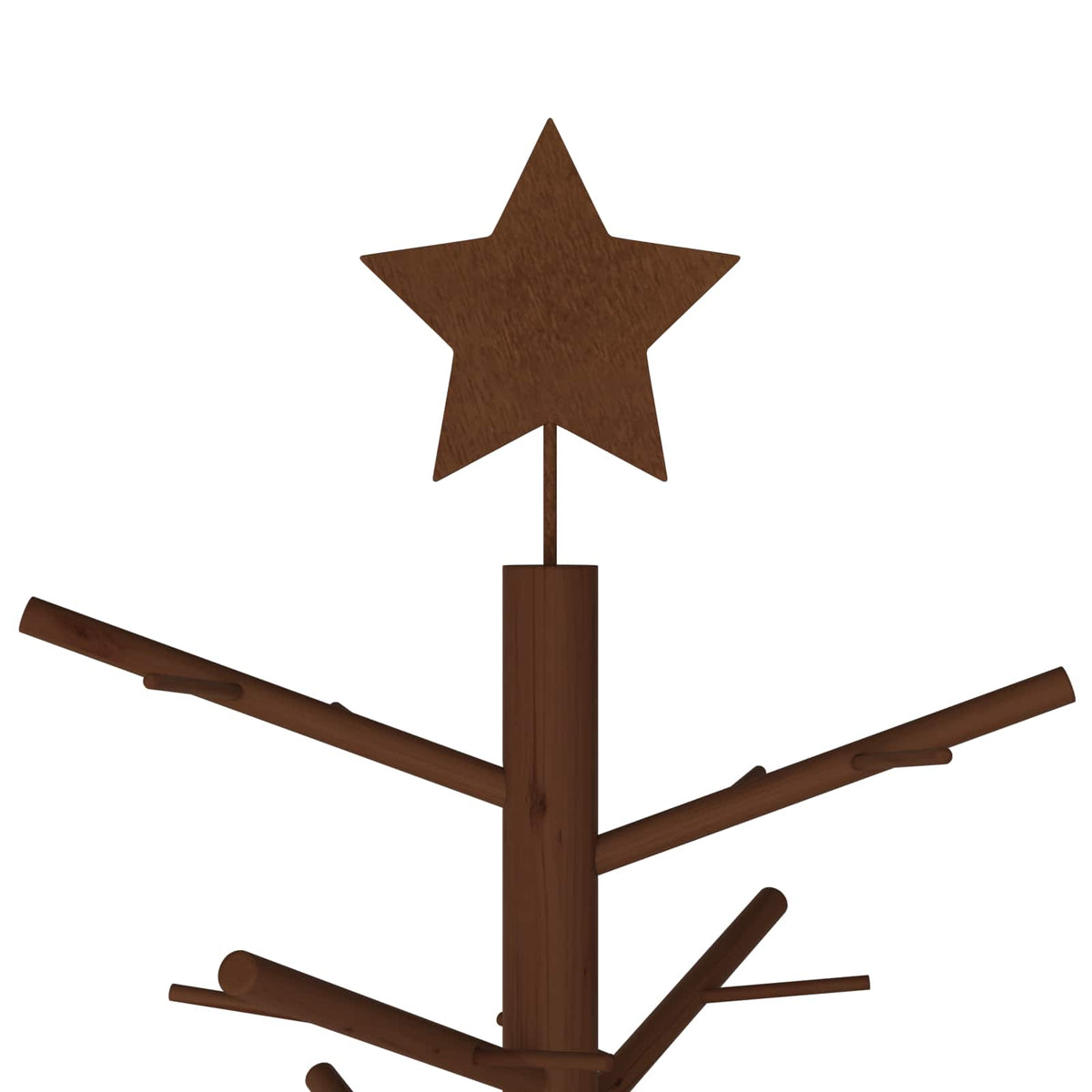 vidaXL Wooden Christmas Tree 150 cm Bamboo and Solid Pine Wood