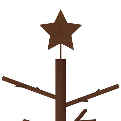 vidaXL Wooden Christmas Tree 180 cm Bamboo and Solid Pine Wood