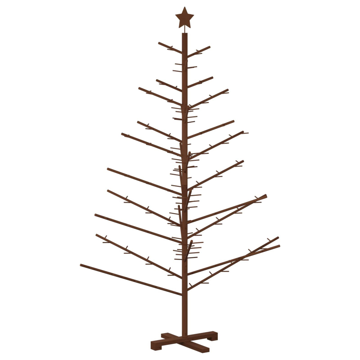 vidaXL Wooden Christmas Tree 180 cm Bamboo and Solid Pine Wood