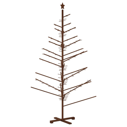 vidaXL Wooden Christmas Tree 210 cm Bamboo and Solid Pine Wood