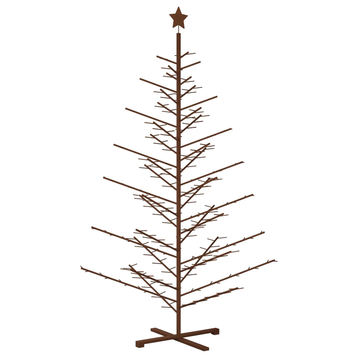 vidaXL Wooden Christmas Tree 240 cm Bamboo and Solid Pine Wood