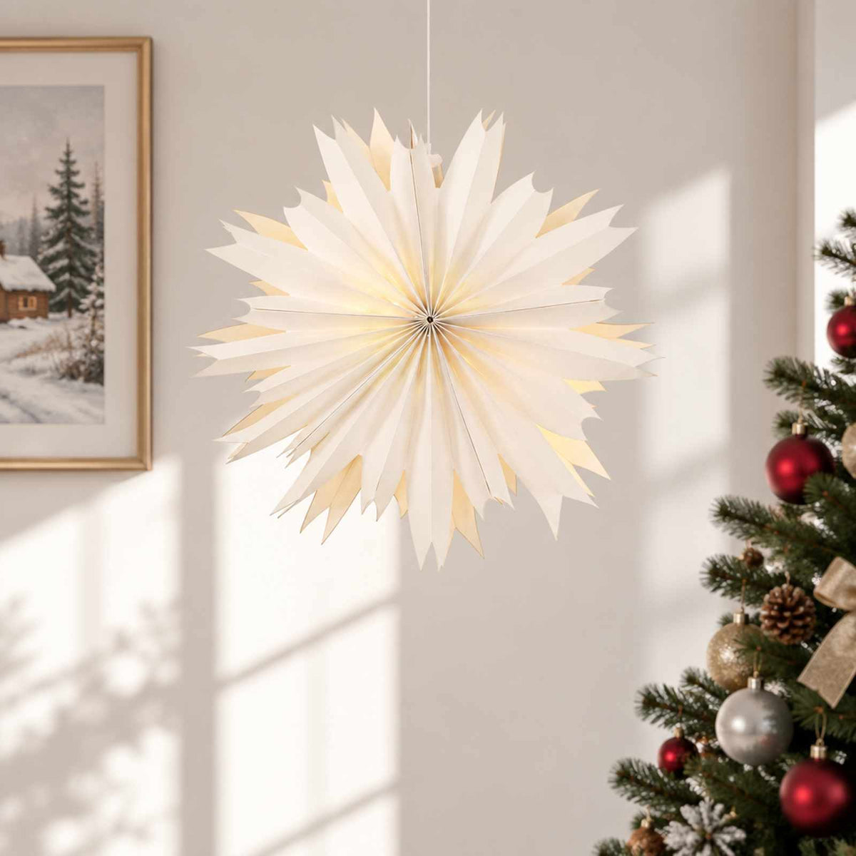 vidaXL Christmas Lighting RAAHE 10 LEDs Warm White 60 x 20 x 60 cm