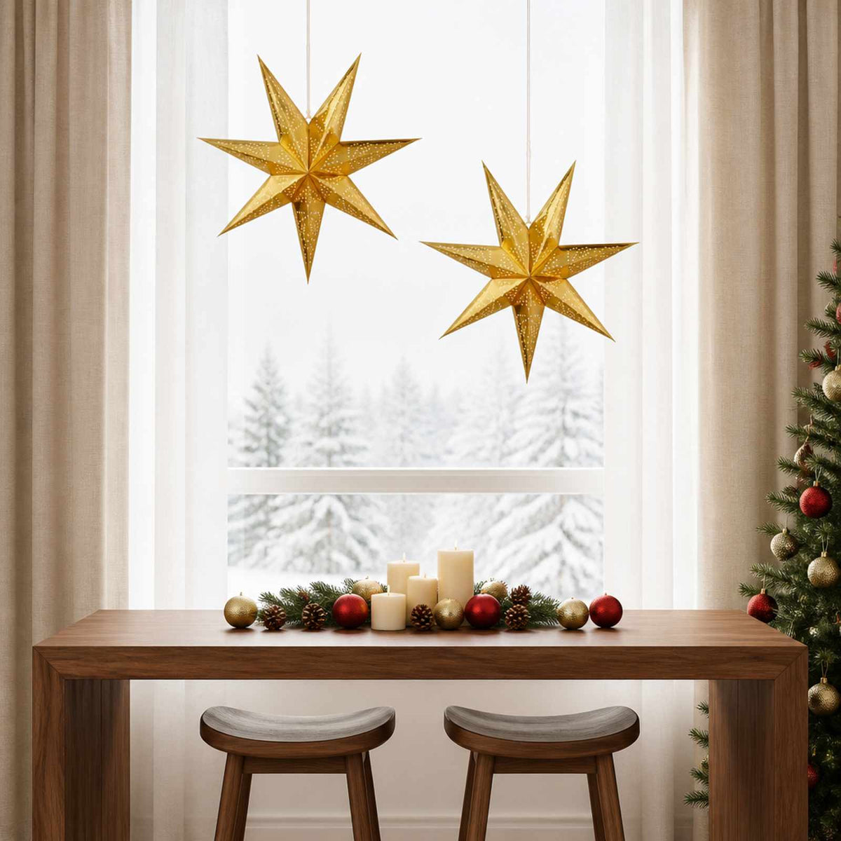 vidaXL Christmas Lighting RAAHE 2 pcs 10 LEDs Warm White