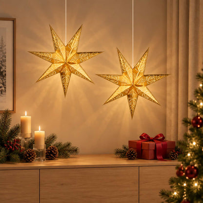 vidaXL Christmas Lighting RAAHE 2 pcs 10 LEDs Warm White