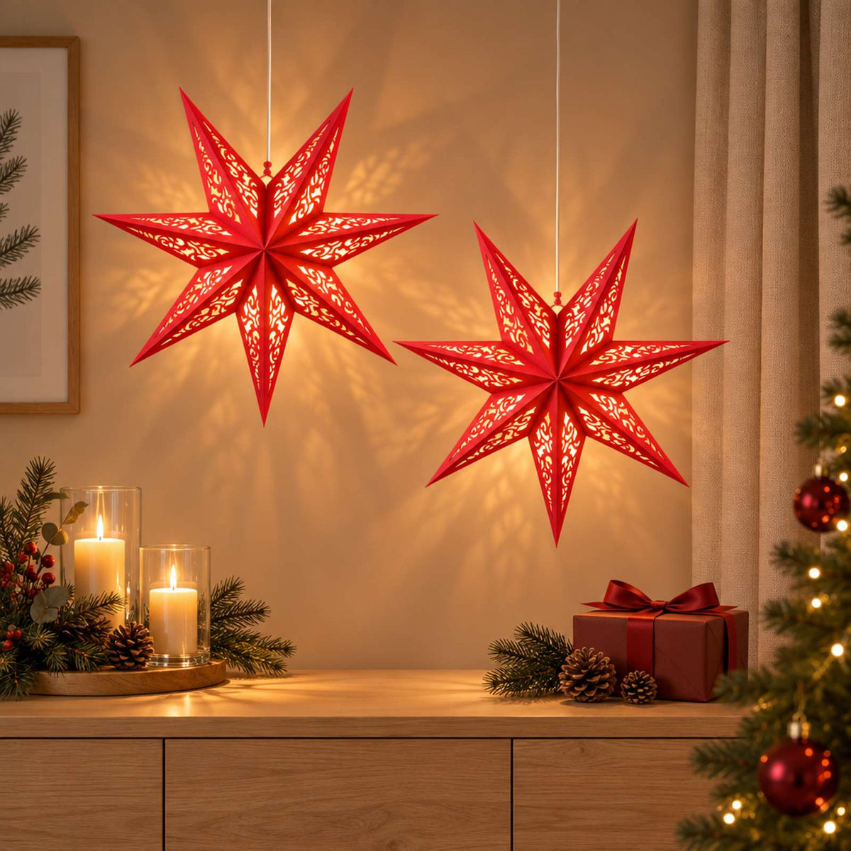 vidaXL Christmas Lighting RAAHE 2 pcs 10 LEDs Warm White