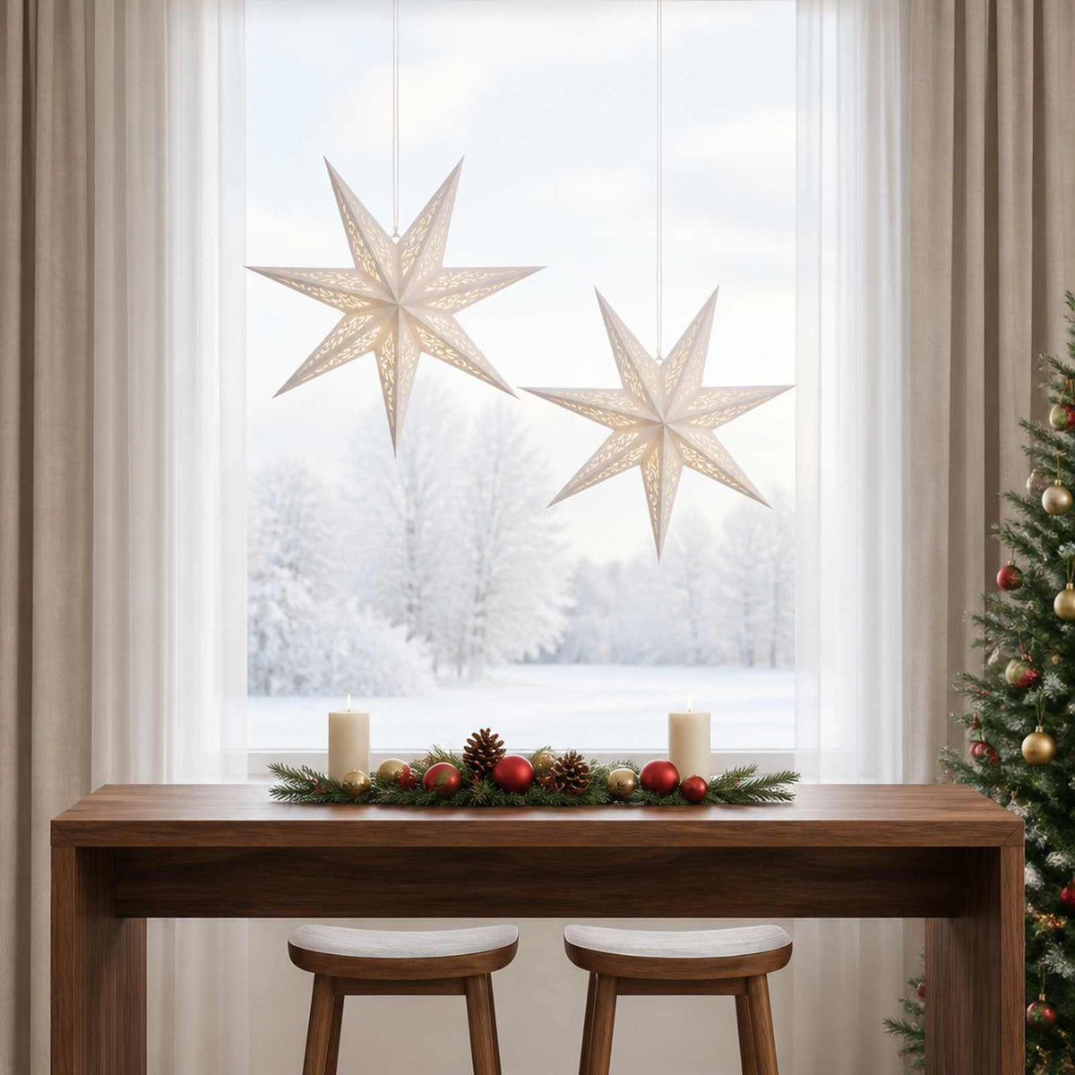 vidaXL Christmas Lighting RAAHE 2 pcs 10 LEDs Warm White