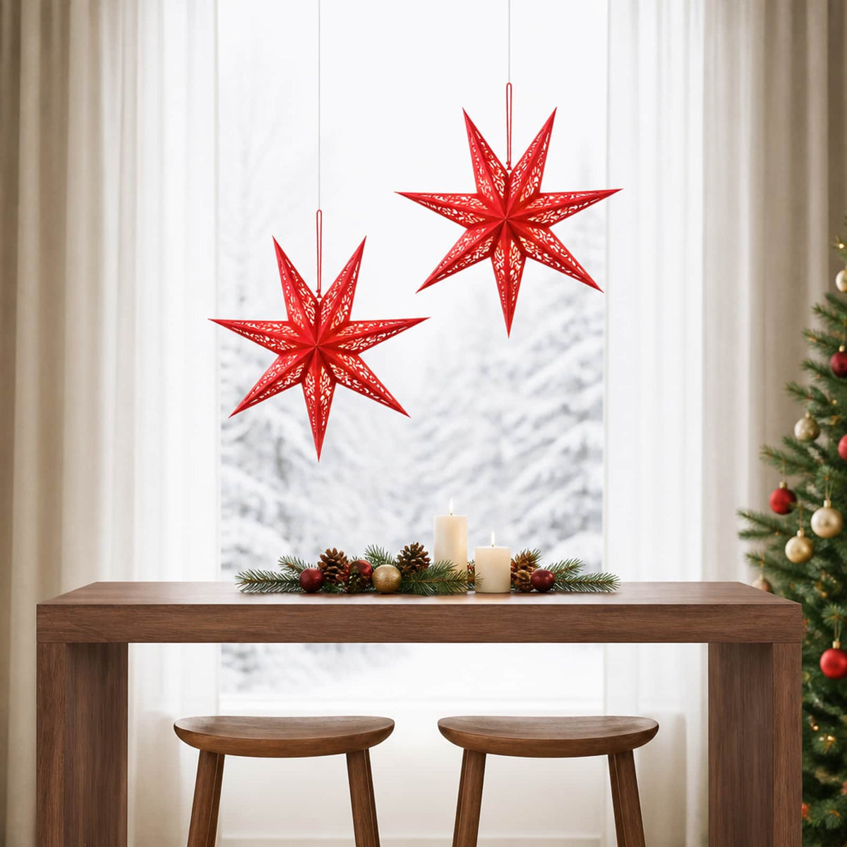 vidaXL Christmas Lighting RAAHE 2 pcs 10 LEDs Warm White