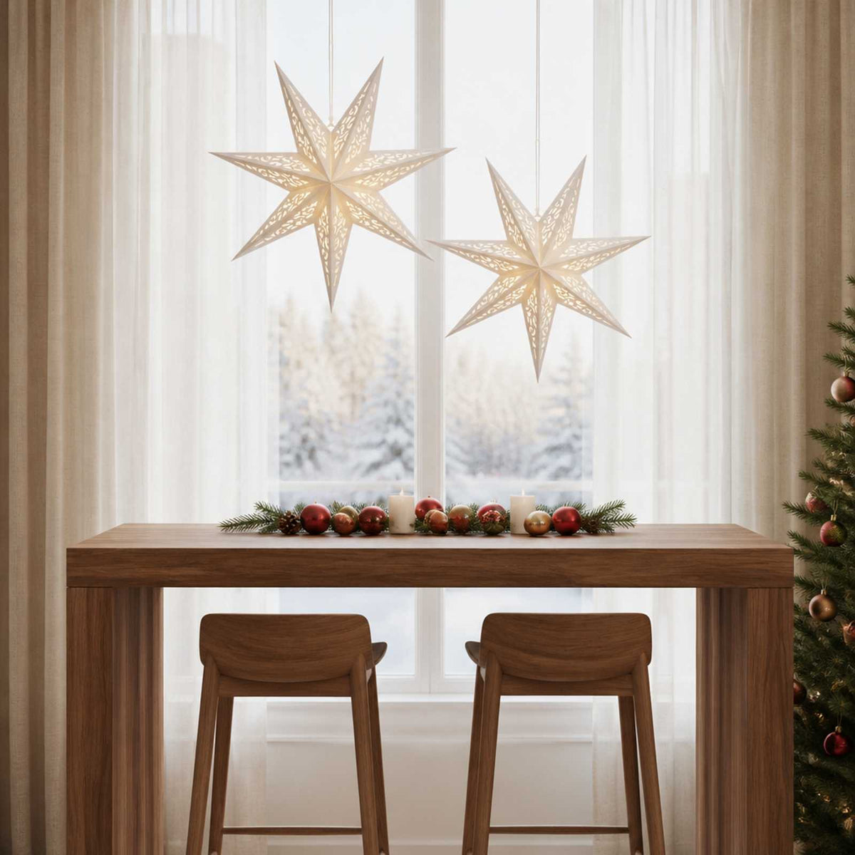 vidaXL Christmas Lighting RAAHE 2 pcs 10 LEDs Warm White