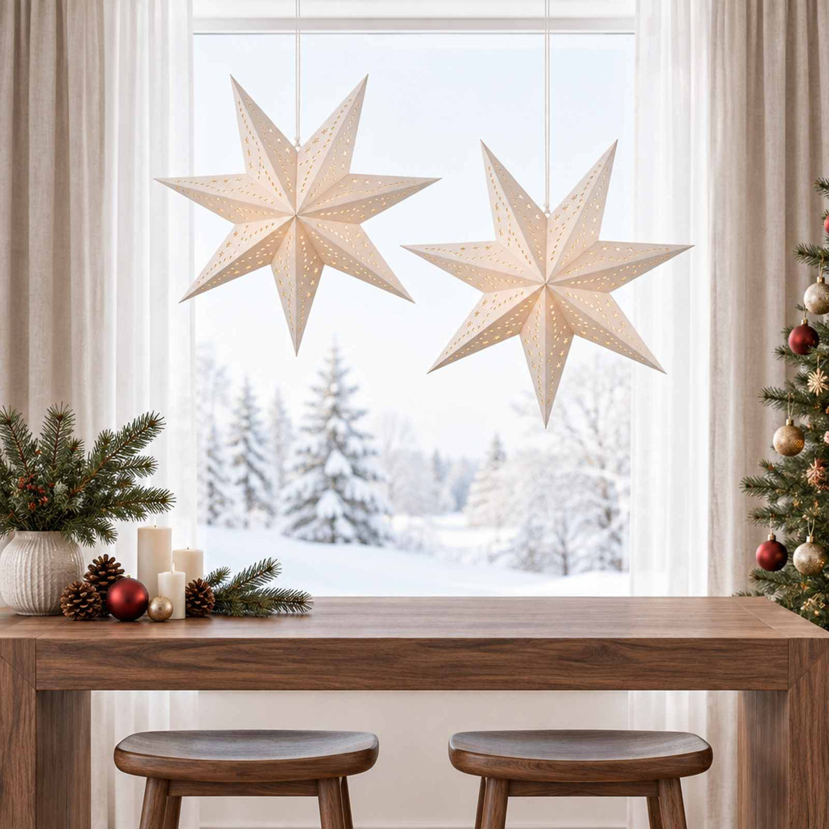 vidaXL Christmas Lighting RAAHE 2 pcs 10 LEDs Warm White
