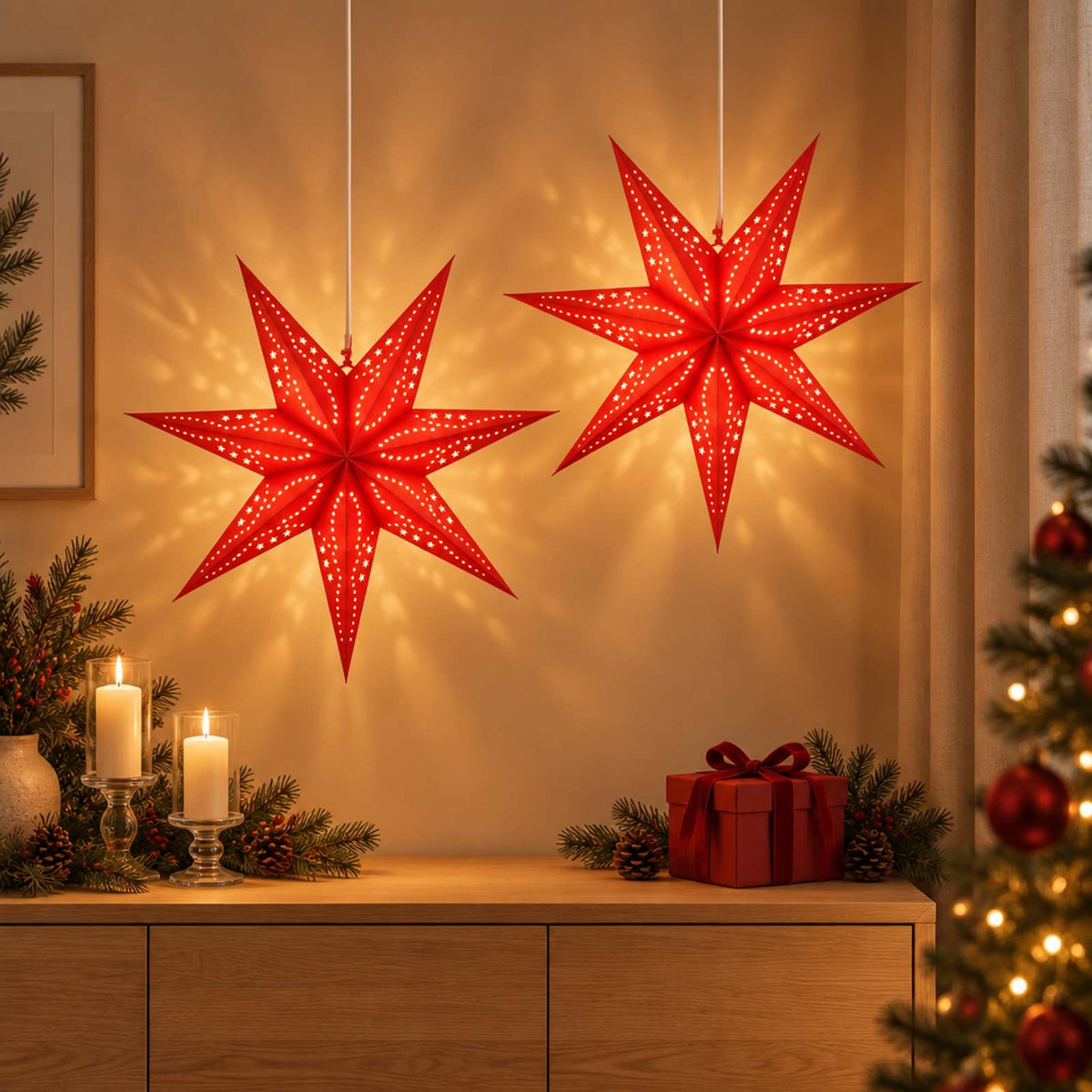 vidaXL Christmas Lighting RAAHE 2 pcs 10 LEDs Warm White