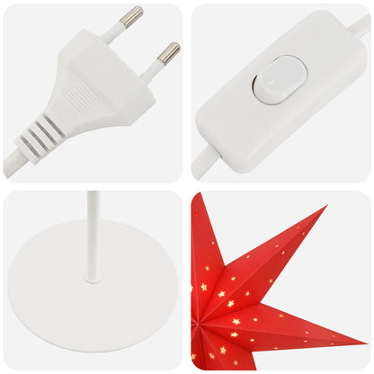 vidaXL Christmas Lighting RAAHE Warm White 35 x 15 x 55 cm