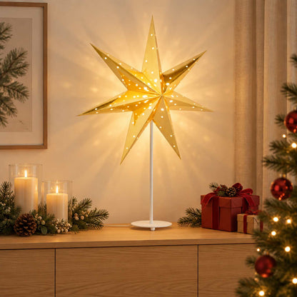 vidaXL Christmas Lighting RAAHE Warm White 55 x 15 x 70 cm