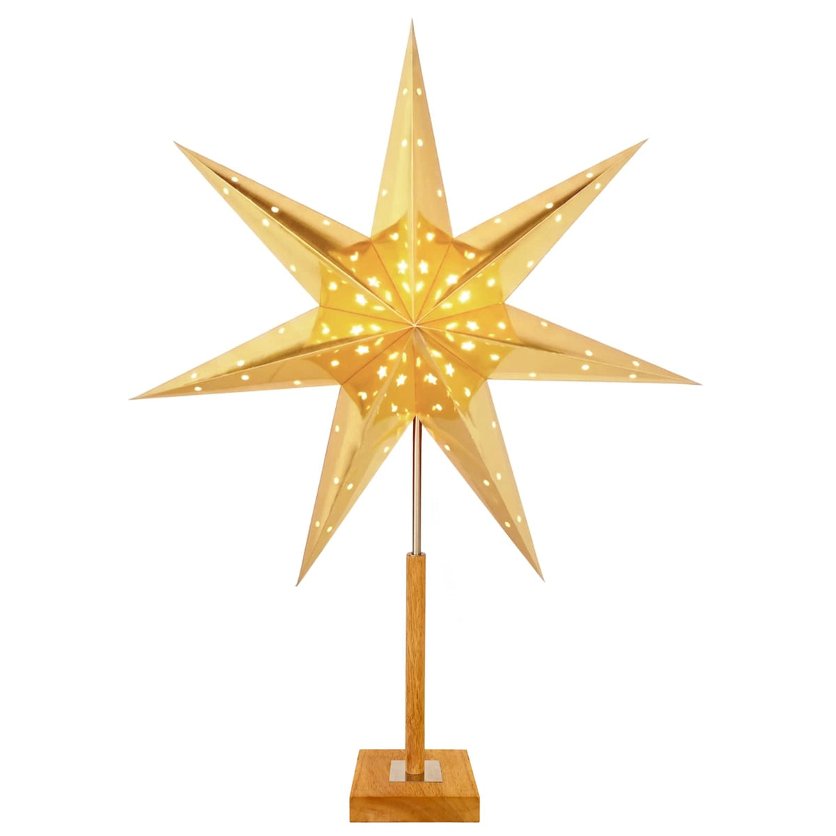 vidaXL Christmas Lighting RAAHE Warm White 55 x 15 x 70 cm