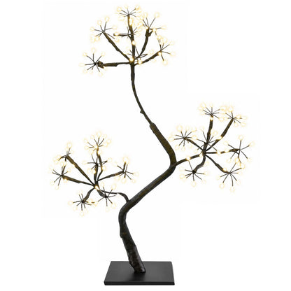 vidaXL S-Shape LED Christmas Tree 2 pcs Black 45 cm Plastic 336 LEDs