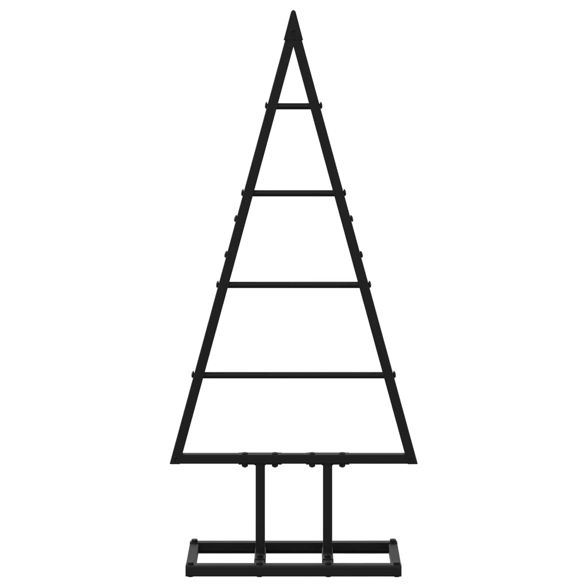 vidaXL Metal Christmas Tree KUOPIO 60 cm Metal Black