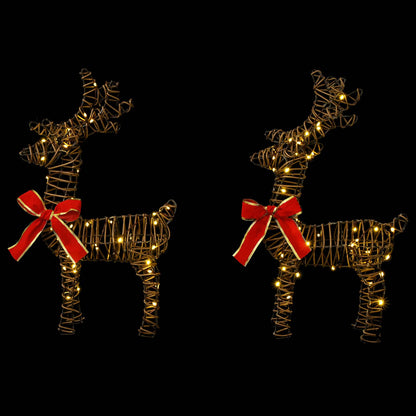 vidaXL Christmas Reindeer 6 pcs 240 LEDs Warm White