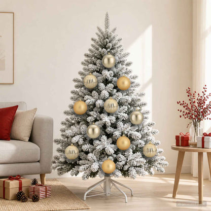 vidaXL Christmas Ball Set XXL 3 pcs Gold Ø 25 cm Plastic