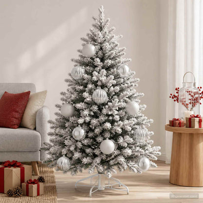 vidaXL Christmas Ball Set XXL 3 pcs Silver Ø 25 cm Plastic