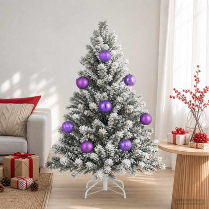 vidaXL Christmas Ball Set XXL 3 pcs Lilac Ø 25 cm Plastic