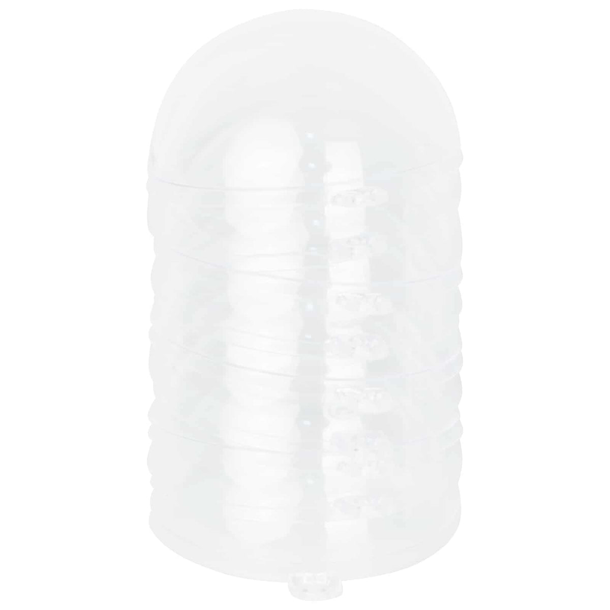vidaXL Christmas Ball Set 200 pcs Transparent Dia. 5 cm Plastic