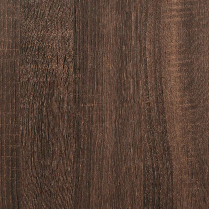 vidaXL Bookcase Brown Oak 40x24x76 cm Engineered Wood