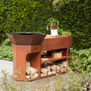 Barbecook Nestor Island made of Corten Steel