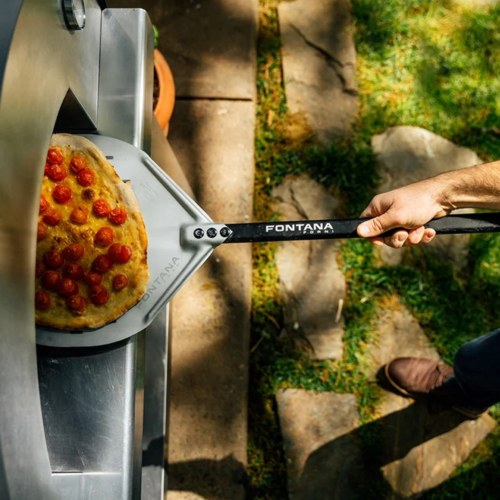 Fontana Mangiafuoco Rosso Built-In Wood Pizza Oven