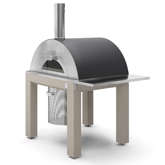 Fontana Forni Riviera Wood Pizza Oven Including Trolley
