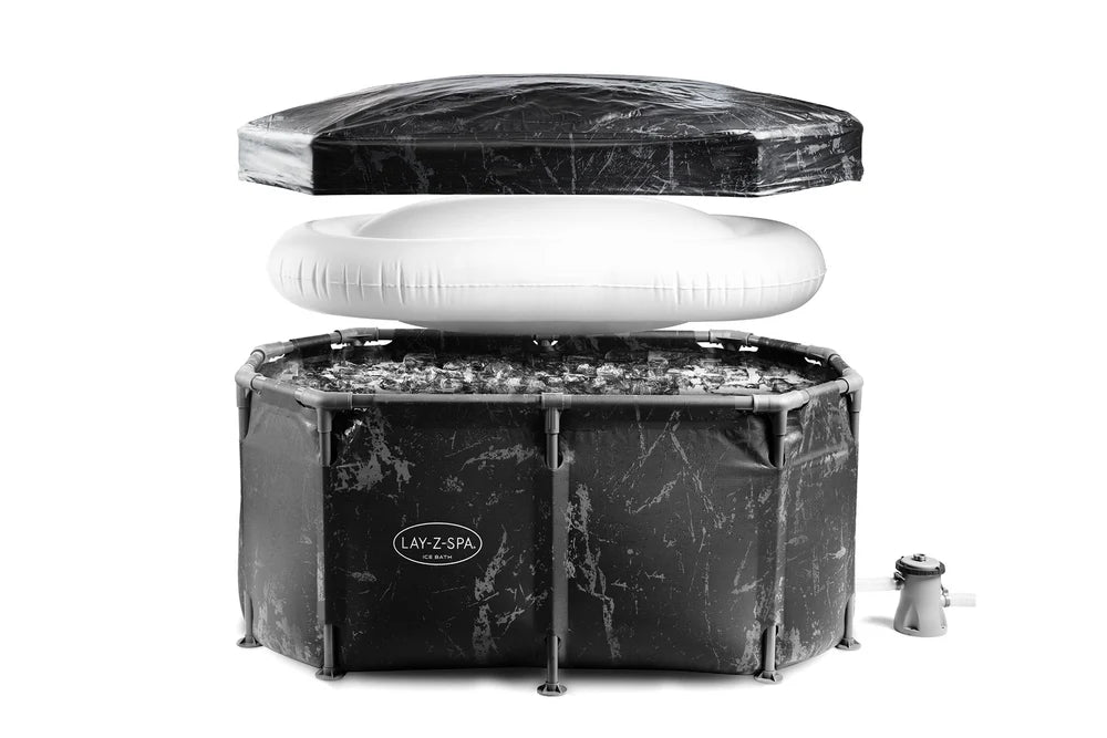 Lay-Z-Spa Glacial Dip™ Ice Bath Cold Plunge Recovery Tub with Pump - NEW