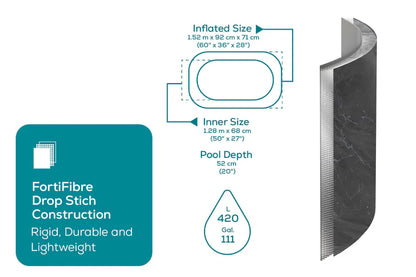 Lay-Z-Spa Glacial Dip Tub Pro