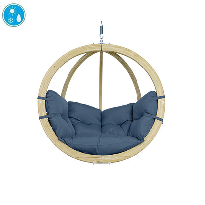 Globo Single Hanging Egg Chair Set