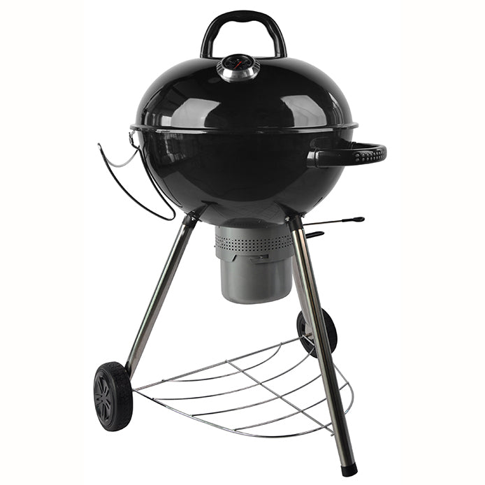 Halmo Premium 58cm Charcoal Barbecue – Porcelain Enamel Kettle Grill