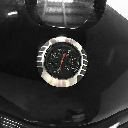 Halmo Premium 58cm Charcoal Barbecue – Porcelain Enamel Kettle Grill