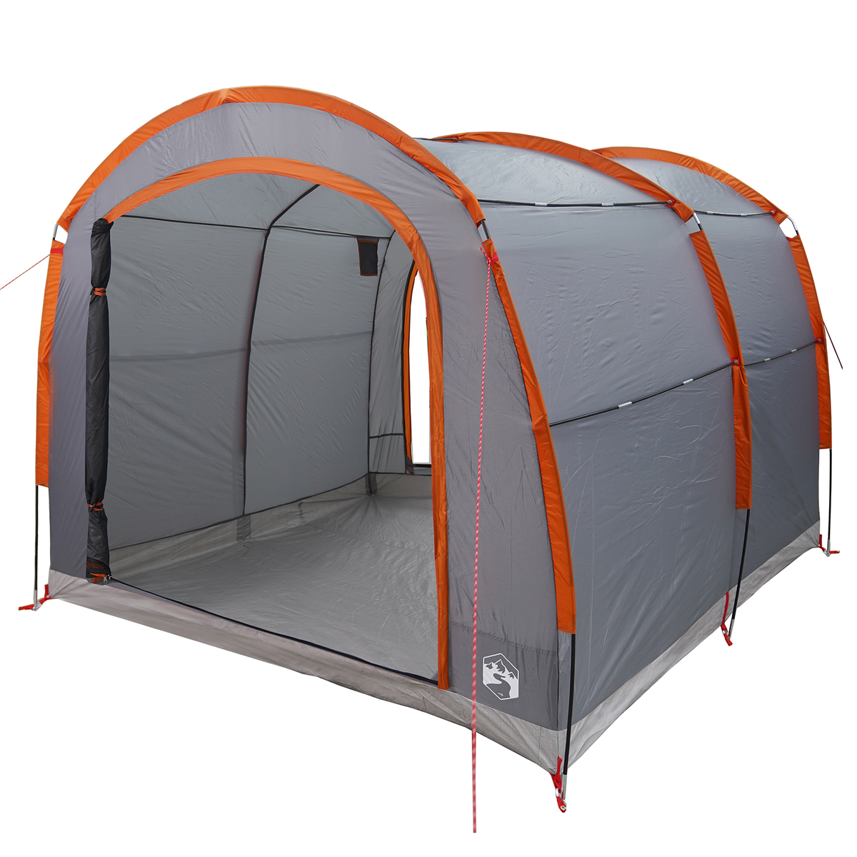 vidaXL Bike Storage Tent Grey and Orange 268 x 240 x 191 cm Taffeta