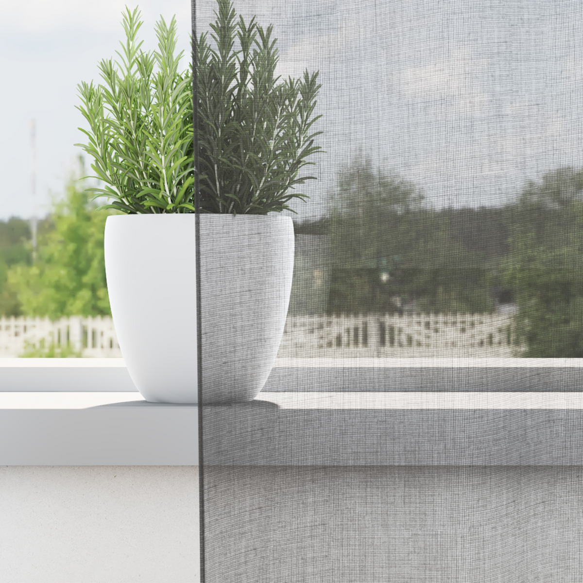 vidaXL Voile Curtains with Loops 2 pcs Dark Grey 140x225 cm