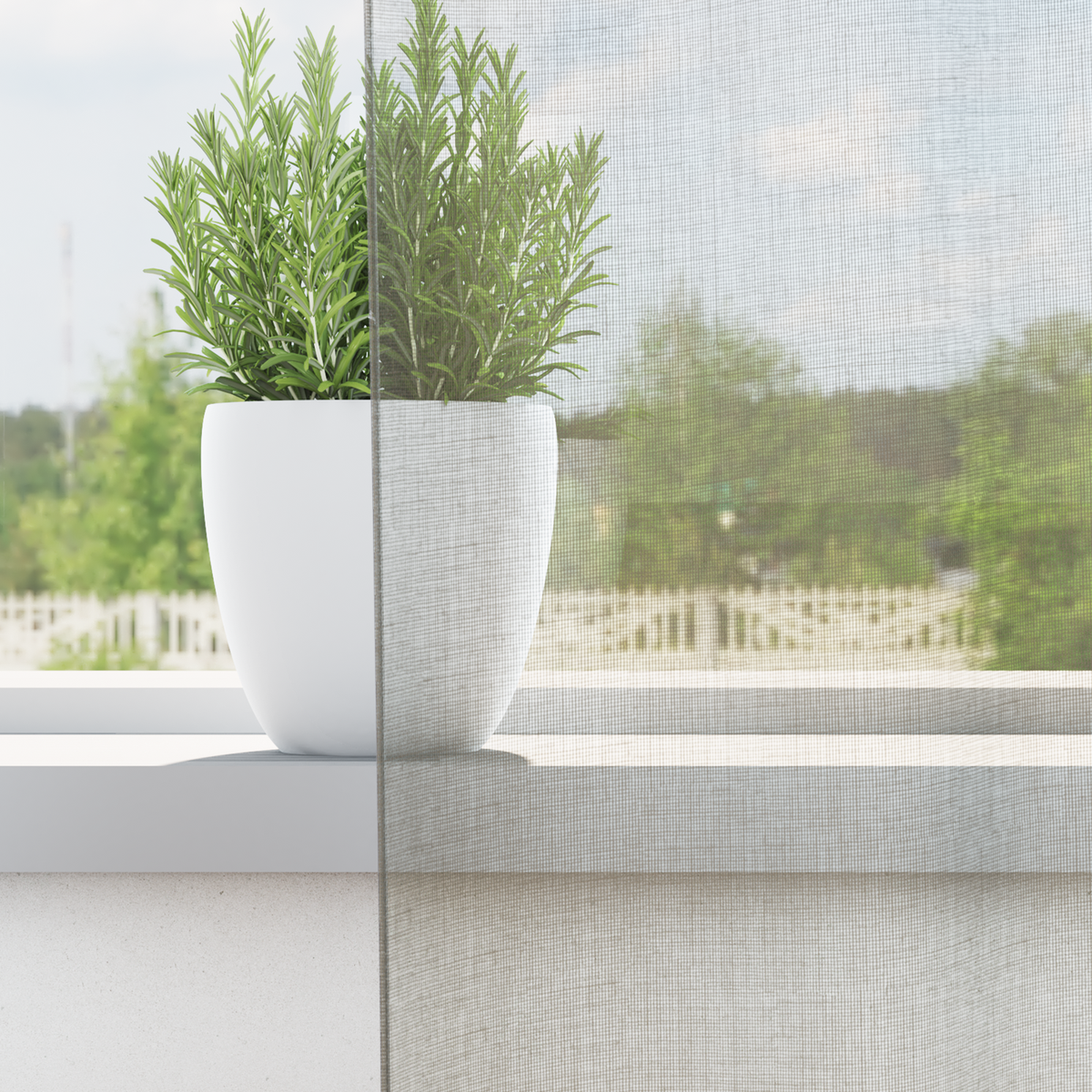 vidaXL Voile Curtains with Loops 2 pcs Light Grey 140x245 cm