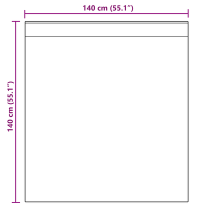 vidaXL Voile Curtains with Loops 2 pcs Wine Red 140x140 cm